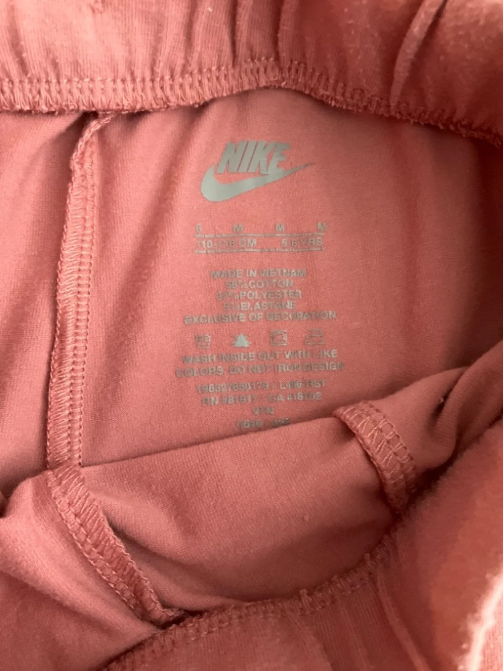EUC Nike Pink Velour Hoodie and Matching Leggings Size M - Picture 5 of 9